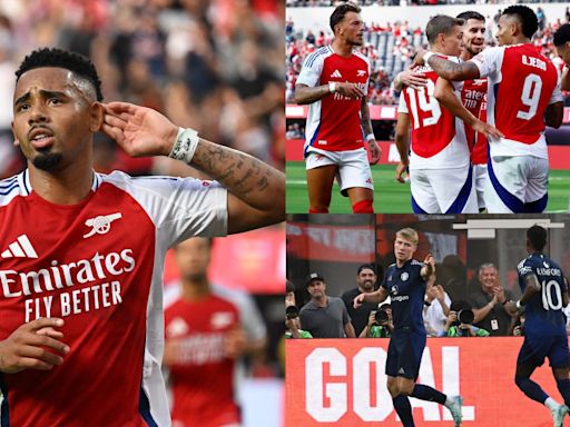 Rasmus Hojlund and Lenny Yoro fall to injury while Gabriel Jesus excels: Winners and Losers from Arsenal's preseason victory over Manchester United in the USA...