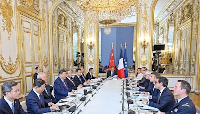 中法元首同意鞏固雙邊關係戰略穩定 習近平倡巴黎奧運期間全球停火