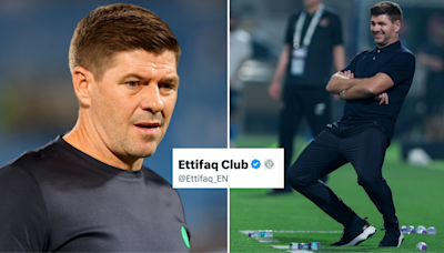 Liverpool legend Steven Gerrard involved in bizarre Saudi Pro League social media spat