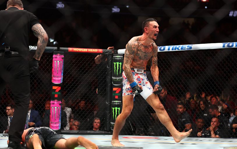 Joe Rogan calls Max Holloway’s UFC 300 finish of Justin Gaethje ‘the greatest knockout of all time’