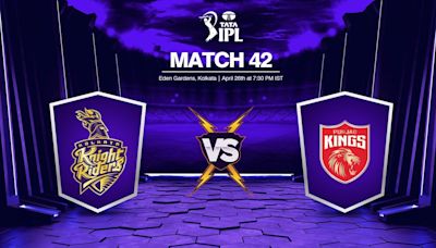 KKR vs PBKS: Check our Fantasy Cricket Prediction, Tips, Playing Team Picks for IPL 2024, Match 42 on April 26th