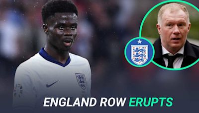 England are the ‘easiest team left’ at Euro 2024 as Scholes mocks Arsenal icon over Bukayo Saka positional swap