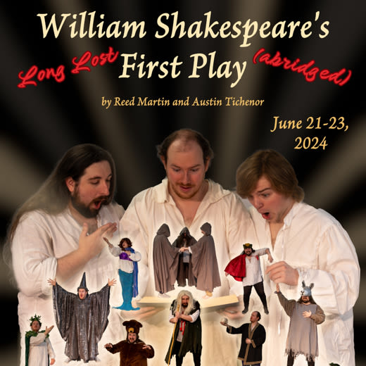 William Shakespeare's Long Lost First Play (abridged) in New Hampshire at Cue Zero Theatre Company 2024