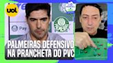 PALMEIRAS VAI SER DEFENSIVO CONTRA FLAMENGO. PVC EXPLICA NA PRANCHETA