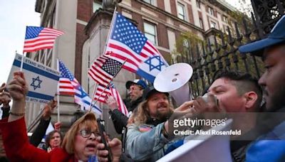 NY: United For Israel March At Columbia University