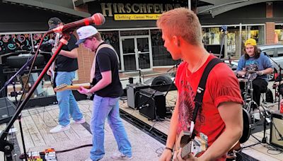 In ideal weather, Music entertains crowd on the Bricks