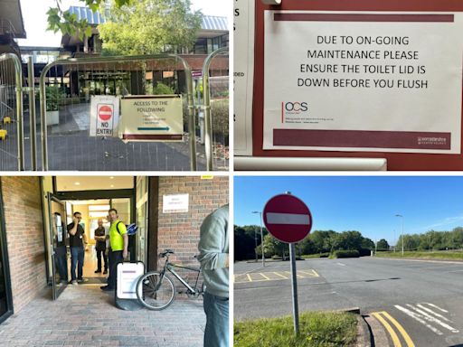 Worried staff left County Hall weeks before 'legionella' closure