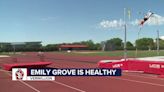 Former USD pole vaulter Emily Grove wins over the weekend as she gets ready for the Olympics Trials