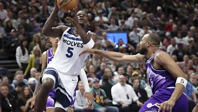 Anthony Edwards throws down huge dunk over John Collins in Timberwolves’ win against Jazz