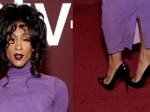 Michaela Jaé Rodriguez Gets Slick in Black Patent Leather Louboutins at ‘Loot’ Emmy FYC Event