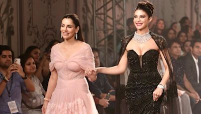 India Couture Week 2024: Jacqueline Fernandez turns showstopper for Isha Jajodia’s ’Art of Eternity’ collection