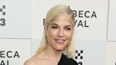 Selma Blair Turns Heads With Necktie Made of Blonde Braided Hair at Paris Fashion Week - E! Online