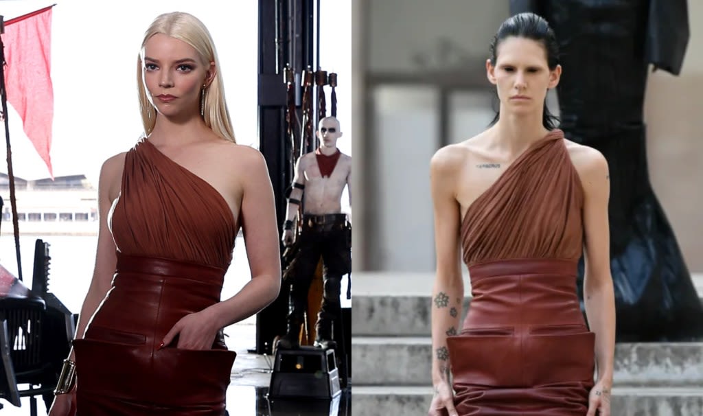 Anya Taylor-Joy Plays With Texture and Fabric in Rick Owens Dress for ‘Furiosa’ Photo Call