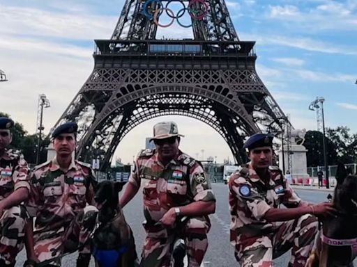 A Historic First! Indian Sniffer Dogs K-9 Deployed in France for Paris Olympics Security, Video Is Viral