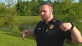 Bowie Police officer saves teenager and dog from pond