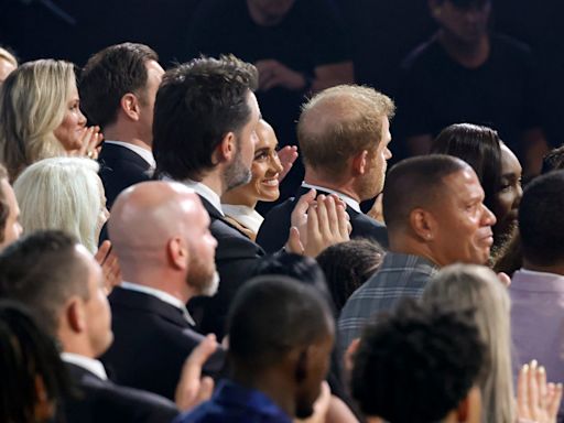 Duchess Meghan makes surprise appearance to support Prince Harry at ESPY Awards