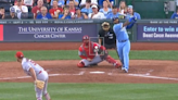 Royals’ new outfielder homered in his first at-bat. He says he has even more to show