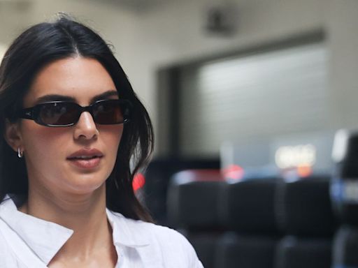 Kendall Jenner Brings the Cool to Miami F1 Weekend in a Crisp White Fit