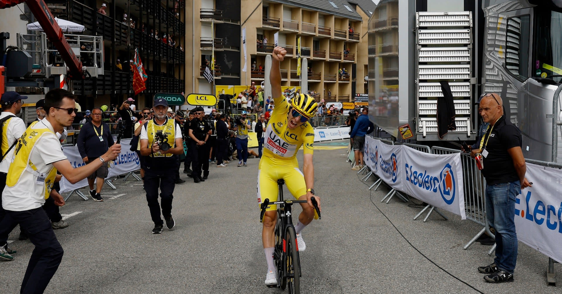 Pogacar wins Tour de France stage 14 in the Pyrenees