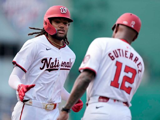 Top prospect James Wood hits first major league homer as Nationals cruise past Cardinals 14-6