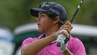 See Tiger Woods' son Charlie as he battles to qualify for 2024 U.S. Open