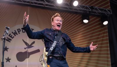 Conan O'Brien promised special guests to close out the Newport Folk Festival. Here's who came