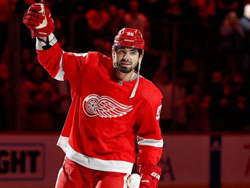 Sharks acquire veteran D-man, 2024 draft pick from Red Wings