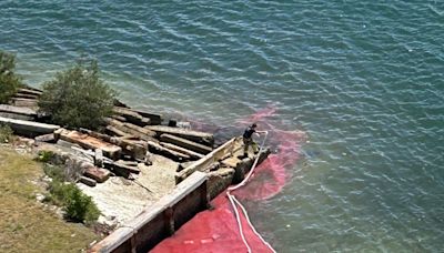 Rust-colored substance spreads in Lake Worth Lagoon near heralded manatee habitat