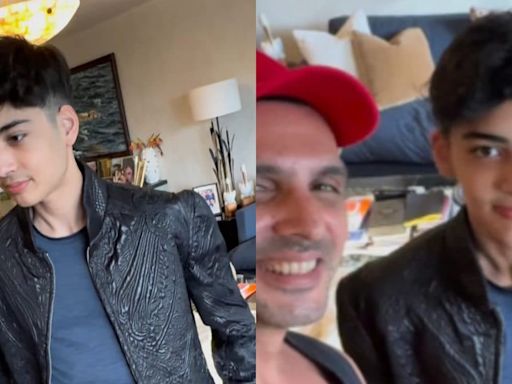 Zayed Khan’s Son Zidaan Pulls Off His Dad’s Black Leather Jacket From Main Hoon Naa; Watch - News18