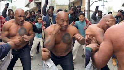 Sin polo y a puño limpio: Mike Tyson protagoniza pelea callejera [VIDEO]