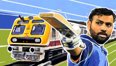 The slow train from Borivali has arrived at is destination...Rohit Sharma's incredible journey - Times of India