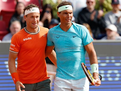 Rafael Nadal and Casper Ruud reach Nordea Open semi-finals after saving match point in 'special' win - Eurosport