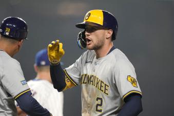 Brice Turang’s RBI grounder in the eighth gives the Brewers a 1-0 win over the Cubs