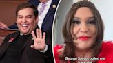 George Santos dons red lipstick, long wig and feather boa in drag queen revival on Cameo: ‘Where’s the zhush?’