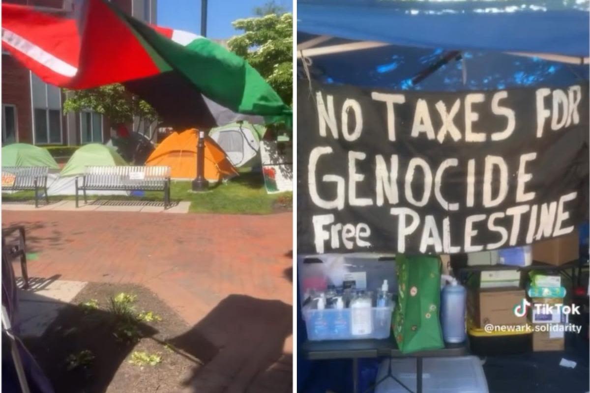 Rutgers-Newark wants pro-Palestinian encampment to end