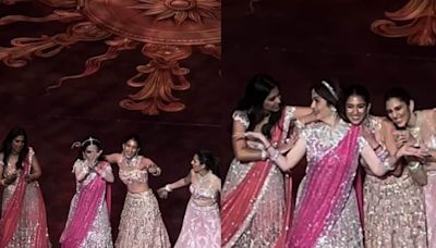 Radhika Merchant Grooves With Nita, Isha And Shloka Ambani At Her Sangeet With Anant Ambani; Watch - News18