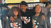 Nick Cannon, Twins Morocco and Monroe Wear T-Shirts Printed with Their Faces for 13th Birthday: 'Blessed'