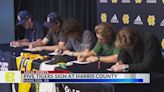 Harris County High celebrates five student athlete signings