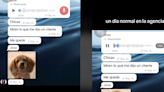 El INESPERADO mensaje por WhatsApp que recibió una joven por parte de un cliente: “Si me notás medio nervioso”