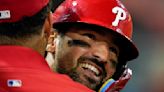 Rojas hits 1st HR of the season, Castellanos breaks hitting drought in Phillies' comeback win