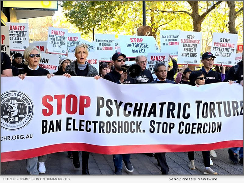 ...Marches in Protest to Demand RANZCP End Dangerous Coercive Psychiatric Practices as Advised by the World Health Organization and the UN