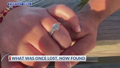 Everyday Heroes: The story of a ring lost in the water, found a year later