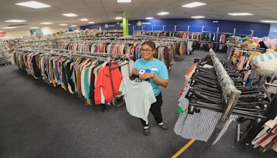 Beloved South Jersey Goodwill reopens after fire, with customers lined up around the block