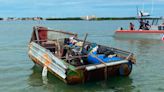 ‘Ingenio y desesperación’: En estas quebrantables embarcaciones llegan más de 40 balseros cubanos