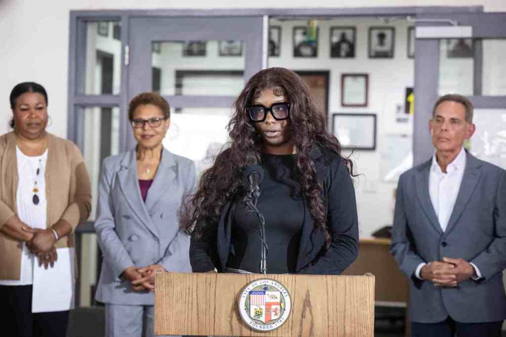 Mayor Karen Bass and non-profits work to keep foster youth off the streets