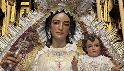 Así ha sido la restauración de la Virgen del Rosario de Alcalá de Guadaíra por parte de MUSAE