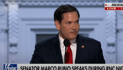 'What is up with Marco Rubio’s mouth?' Republican's oddly moving lips distract from speech