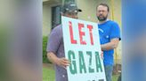 Augusta sees a handful of Mideast war protesters