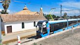 El nuevo tramo de línea roja del tren estará listo para Santa Vera Cruz