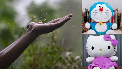 Farmers In Thailand Use Soft Toys Of Doraemon and Hello Kitty In Prayer To Rain God; Details Inside